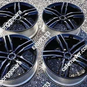 20인치 아우디S7 st 유광블랙 중고휠 한대분 판매