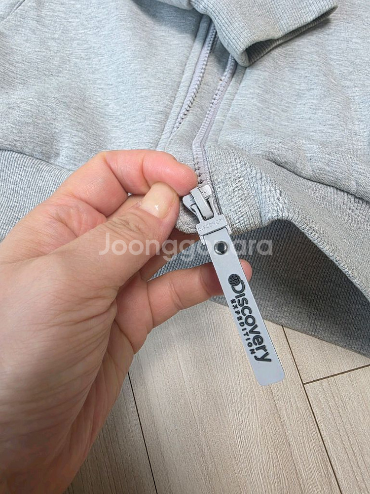 디스커버리 후드집업 160--1