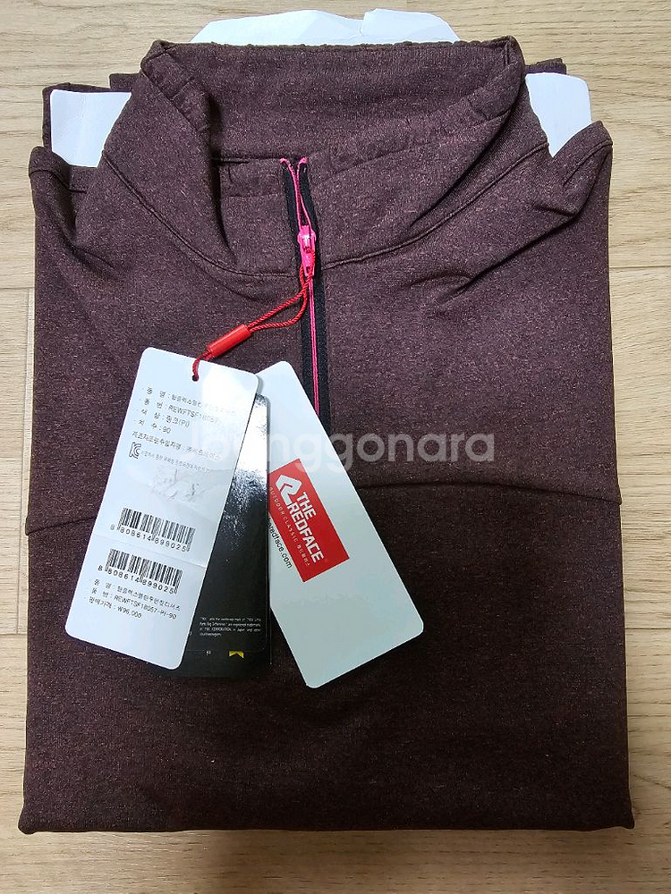 레드페이스 가을 여성 긴팔 등산복 핑크 90 새상품--1