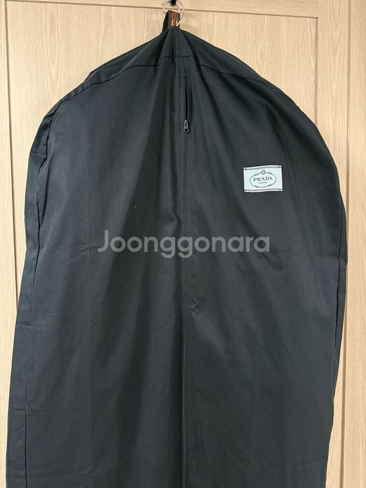 [52] 프라다 남성 블랙 소가죽 봄버 자켓 새상품--9