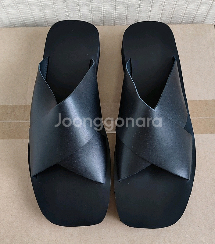 식스핏 슬리퍼260 남성 키높이 회사 사무실 학생슬리퍼--0