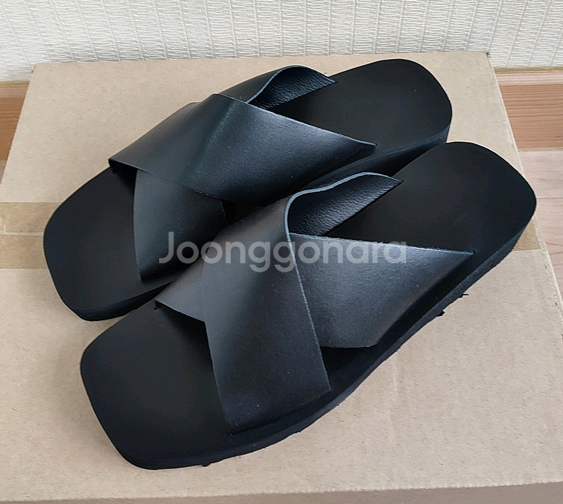 식스핏 슬리퍼260 남성 키높이 회사 사무실 학생슬리퍼--1