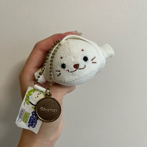 산엑스 고전 시로탄 인형 키링 메달 삑삑이