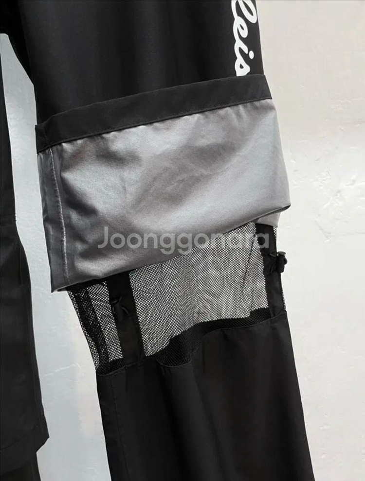 (35~36) 타이틀리스트 블랙 허리밴딩 골프 레인바지--3