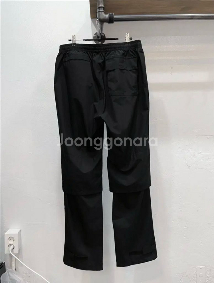 (35~36) 타이틀리스트 블랙 허리밴딩 골프 레인바지--2