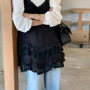 바이씨니 레이스탑 원피스