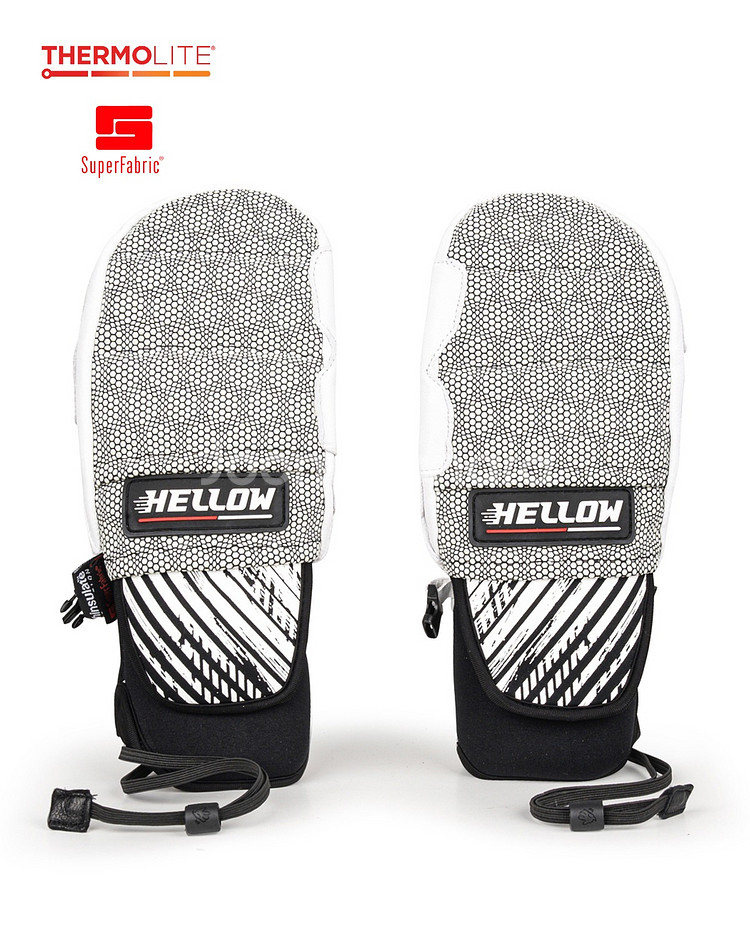 헬로우 타노스 mitt 스키 보드 장갑 화이트 새제품--0