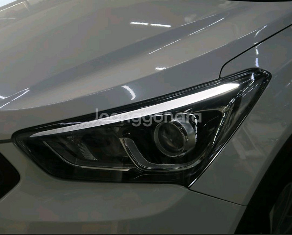 순정 싼타페dm더프라임 헤드라이트 운전석--3