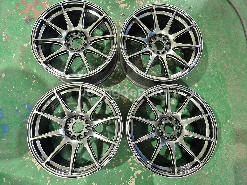 [중고휠] 18인치 텐알 고스트크롬 중고휠 한대분 판매--0