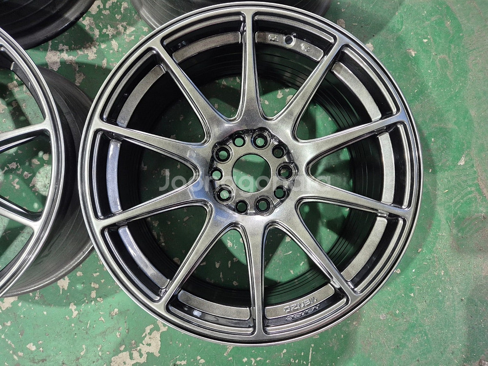 [중고휠] 18인치 텐알 고스트크롬 중고휠 한대분 판매--1