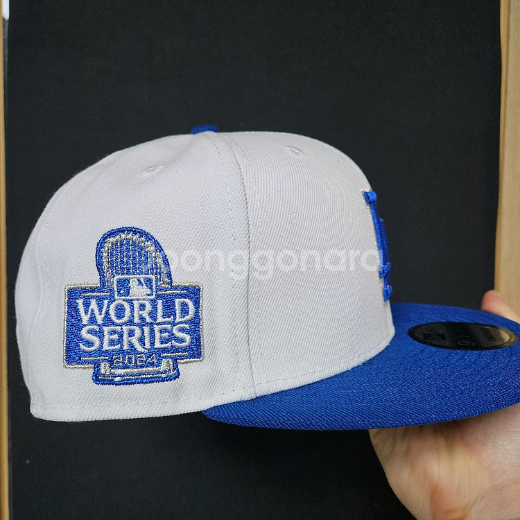 뉴에라 9fifty 스냅백 블루.화이트 새상품--2