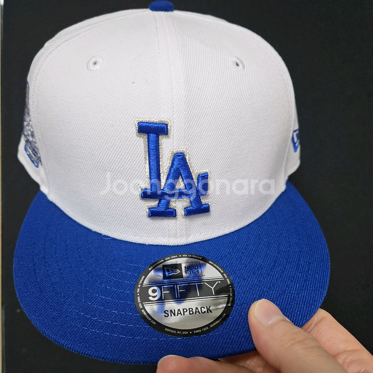 뉴에라 9fifty 스냅백 블루.화이트 새상품--1