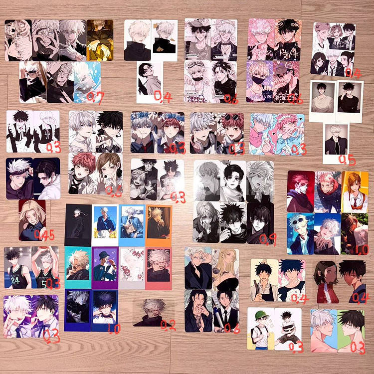 주술회전 비공굿 포카 폴라 양도 고죠 메구미 게토 유타--2