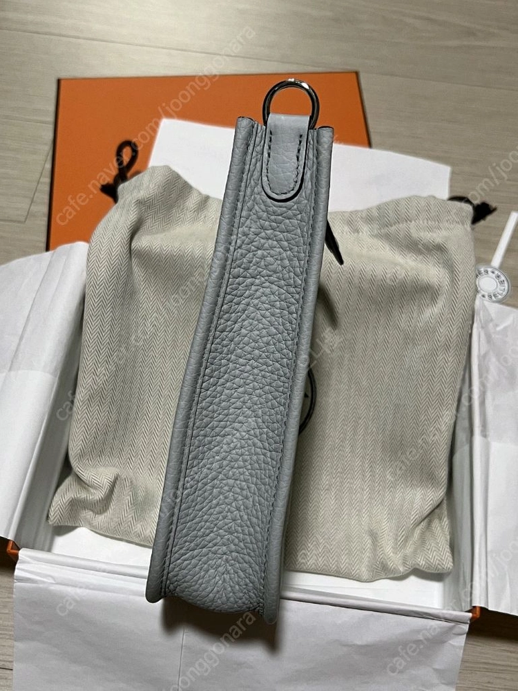 에르메스 미니 에블린 블루페일 Z 각인 이미지