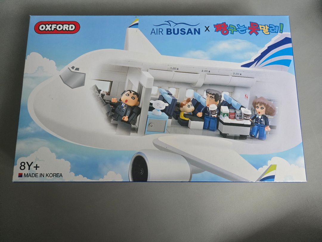 옥스포드 에어부산 짱구는 못말려 새제품