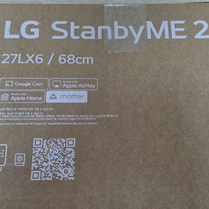 LG 스탠바이미2 27LX6TPGA 새상품