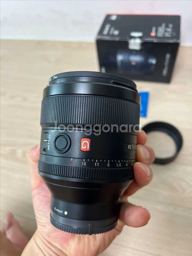 소니 FE85mm F1.4 GM 팔오금 렌즈--3