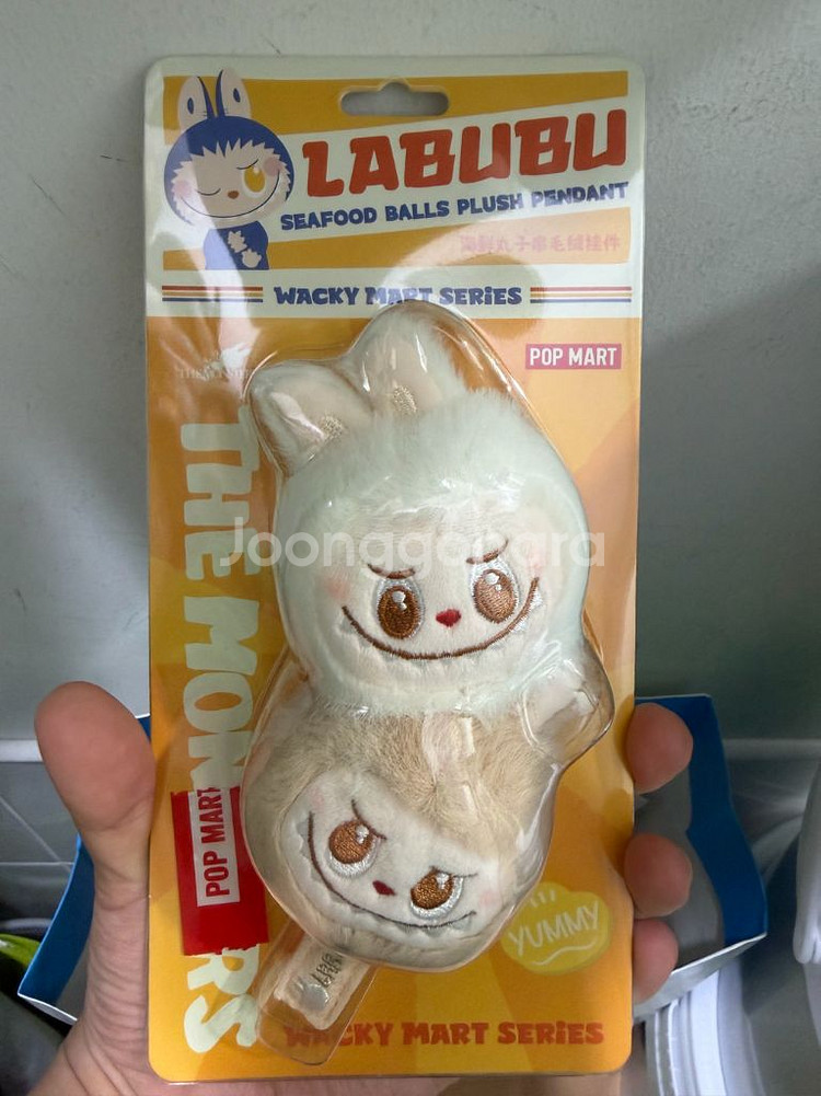 팝마트 팝업 한정 라부부 어묵 꼬치 키링 미개봉 새상품--0