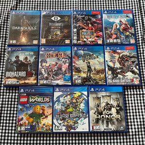PS4 게임 11개 일괄 세일 판매 합니다.