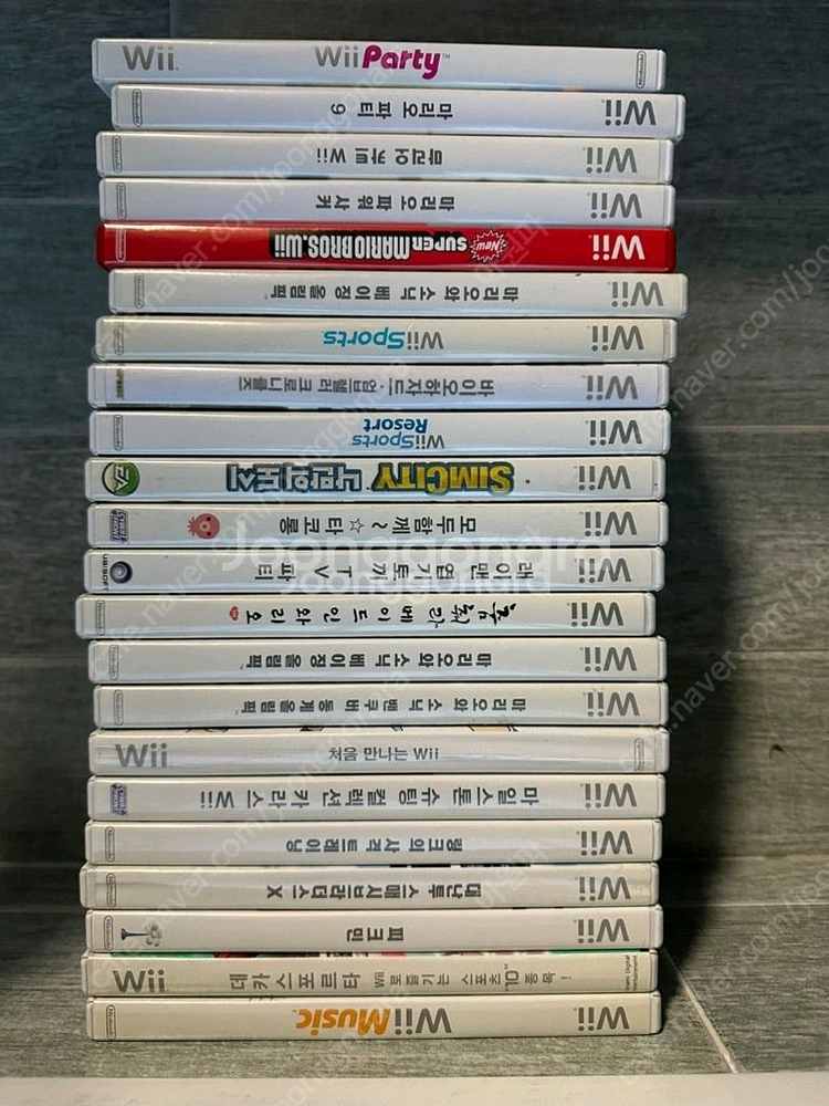닌텐도위 wii 게임CD 정리합니다--0