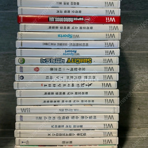 닌텐도위 wii 게임CD 정리합니다