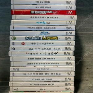 닌텐도위 wii 게임CD 정리합니다