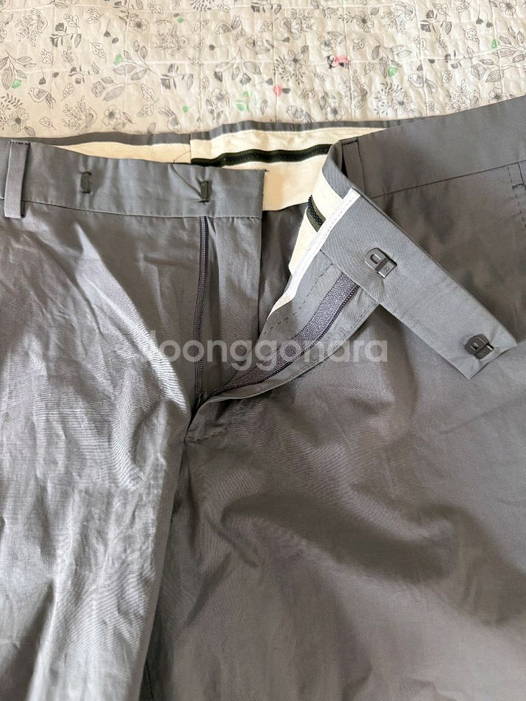 명품 에르메 질도 제냐 그레이 사이즈 34바지 싸게팝니--0