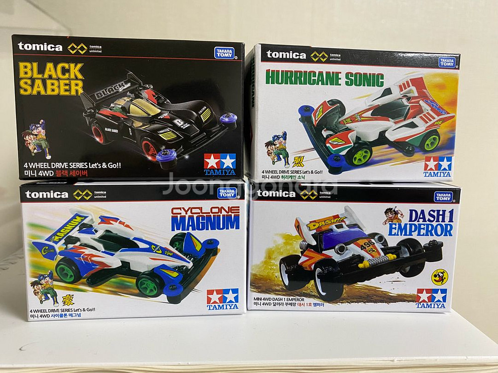 토미카 언리미티드 우리는 챔피언 4종 일괄 판매--0