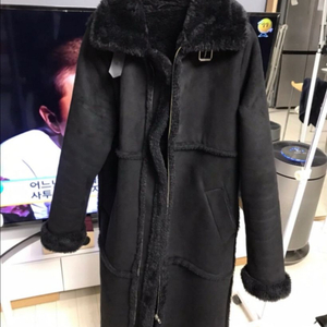 셀럽 무스탕 스타일 여성 롱코트