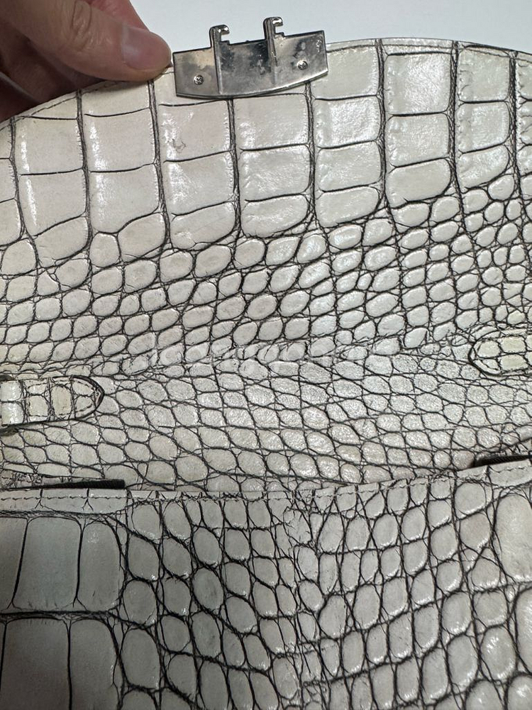 여성 클라우디아 화이트 퀄팅 체인 미니백--5