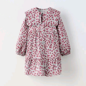 자라키즈 프릴 플라워 원피스 4-5y 새상품