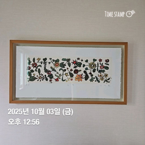 강석문 산책 판화 (액자 포함)