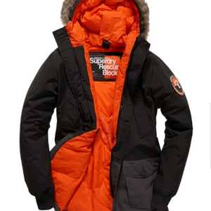 슈퍼드라이 레스큐 점퍼 패딩 점퍼 자켓