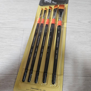 [새상품]화홍948평붓5본조세트ㅎ