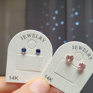 14k 포인트 귀걸이