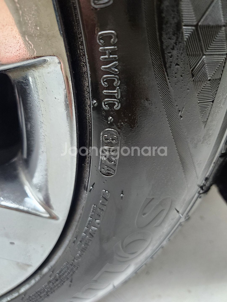 뉴에쿠스 순정 18인치 크롬 휠타이어 4개+스페어1개--5