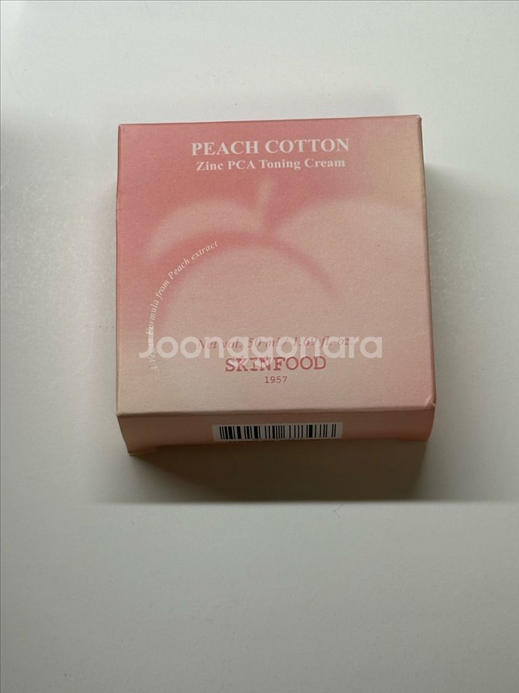 스킨푸드 피치 뽀송 토닝 크림 징크 pca--0