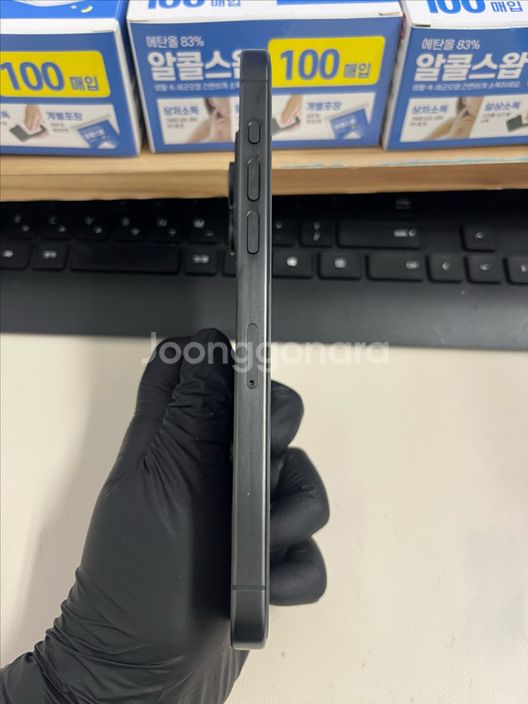 아이폰15프로맥스 512G 블랙티타늄 S급!--5