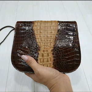 패셔니스타. Real! 악어 미니 크로스백 & 클러치