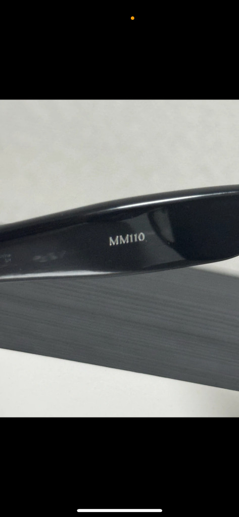 젠틀몬스터 메종마르지엘라 선글라스 MM110 블랙 블랙 이미지
