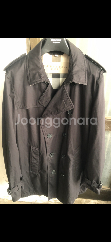 버버리 남성 트렌치코트--0