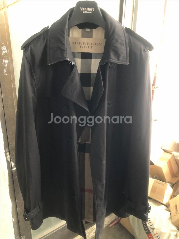 버버리 남성 트렌치코트--1