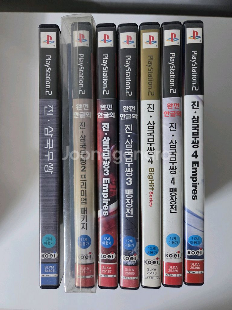 PS2 진삼국무쌍 시리즈 정리 (한글판)--0