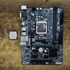 CPU+메인보드 i5-6600K GA-H110M-HD2