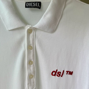 디젤 DIESEL 흰색 PK셔츠 폴로티 XL