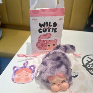 [정품] 팝마트 크라이베이비 표범냥이 키링 네온냥이