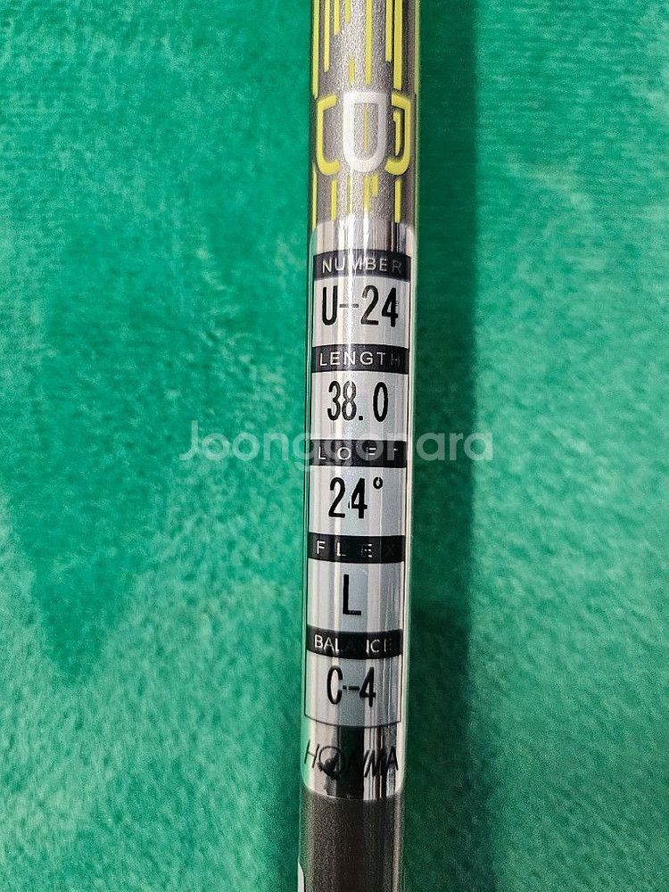여성용 혼마 투어월드 5번 24도 L 유틸리티 정품--4