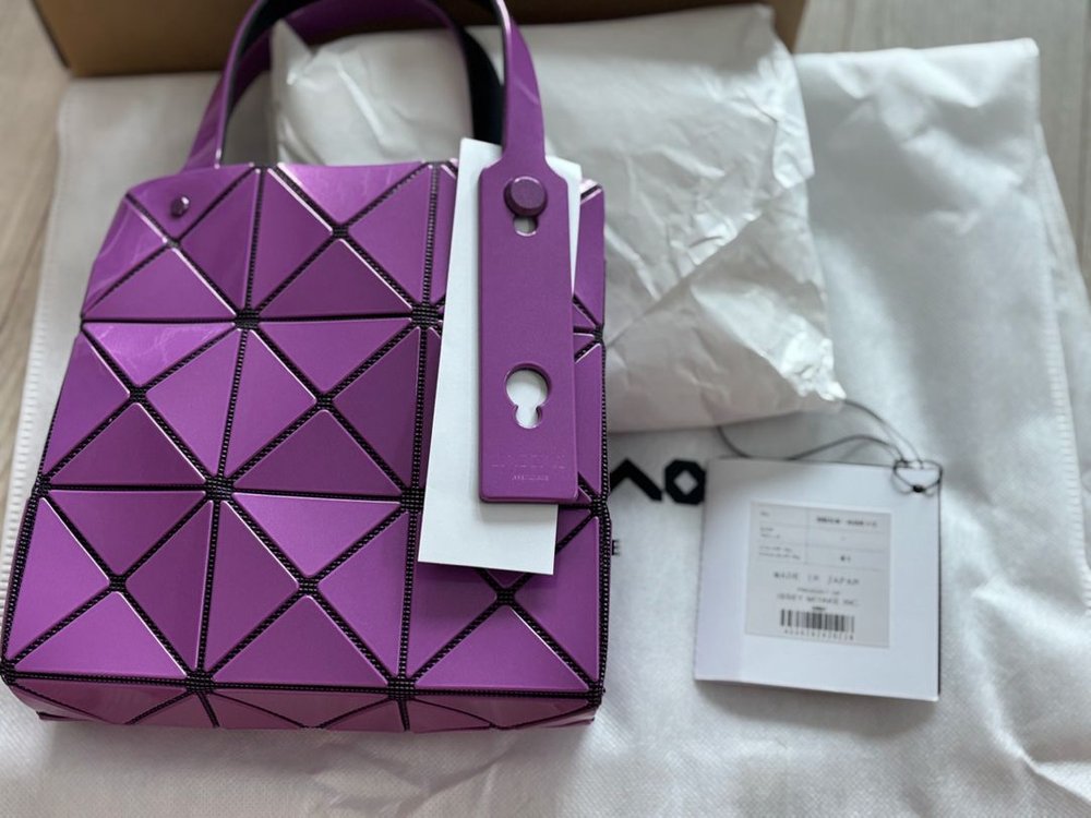 바오바오 미니 캐럿 토트백 퍼플--2