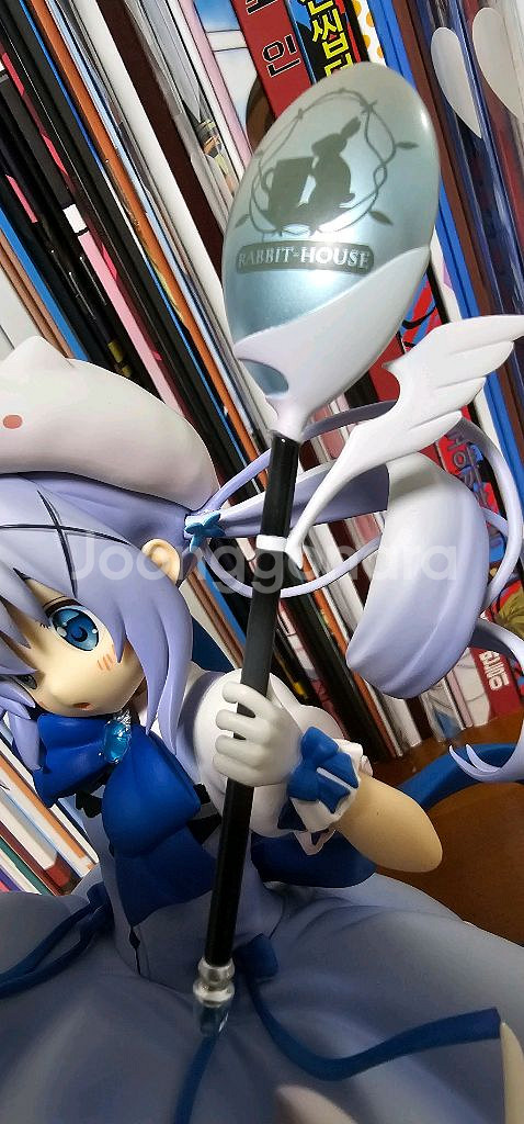 주문은 토끼입니까 마법소녀 치노 피규어 개봉품--2