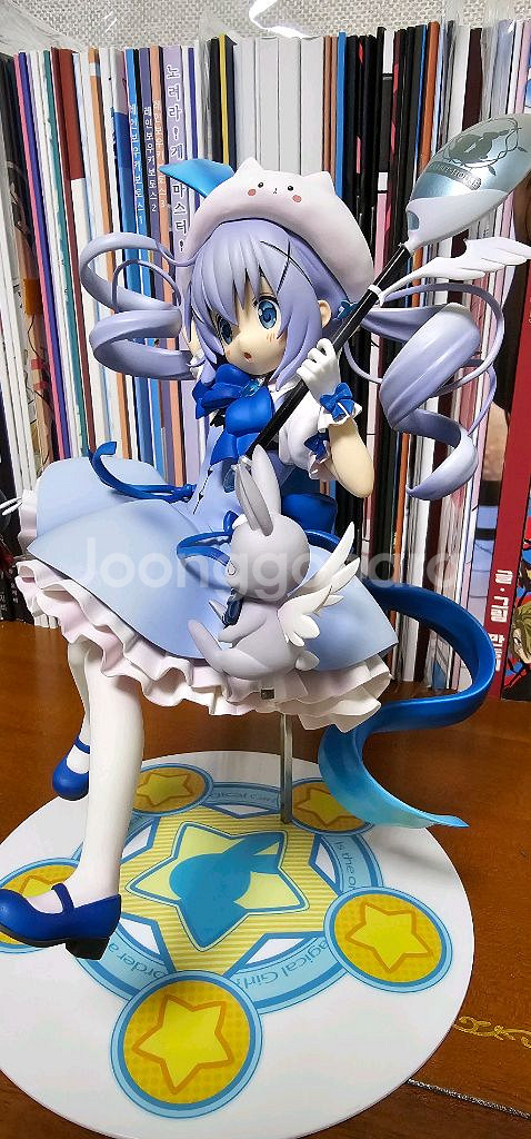 주문은 토끼입니까 마법소녀 치노 피규어 개봉품--1